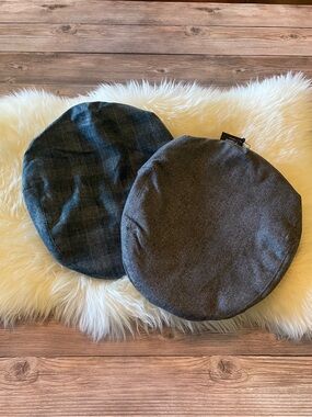 Brixton Brood Newsboy & Barrel Caps ~ Charcoal & Sage Retail 130.00